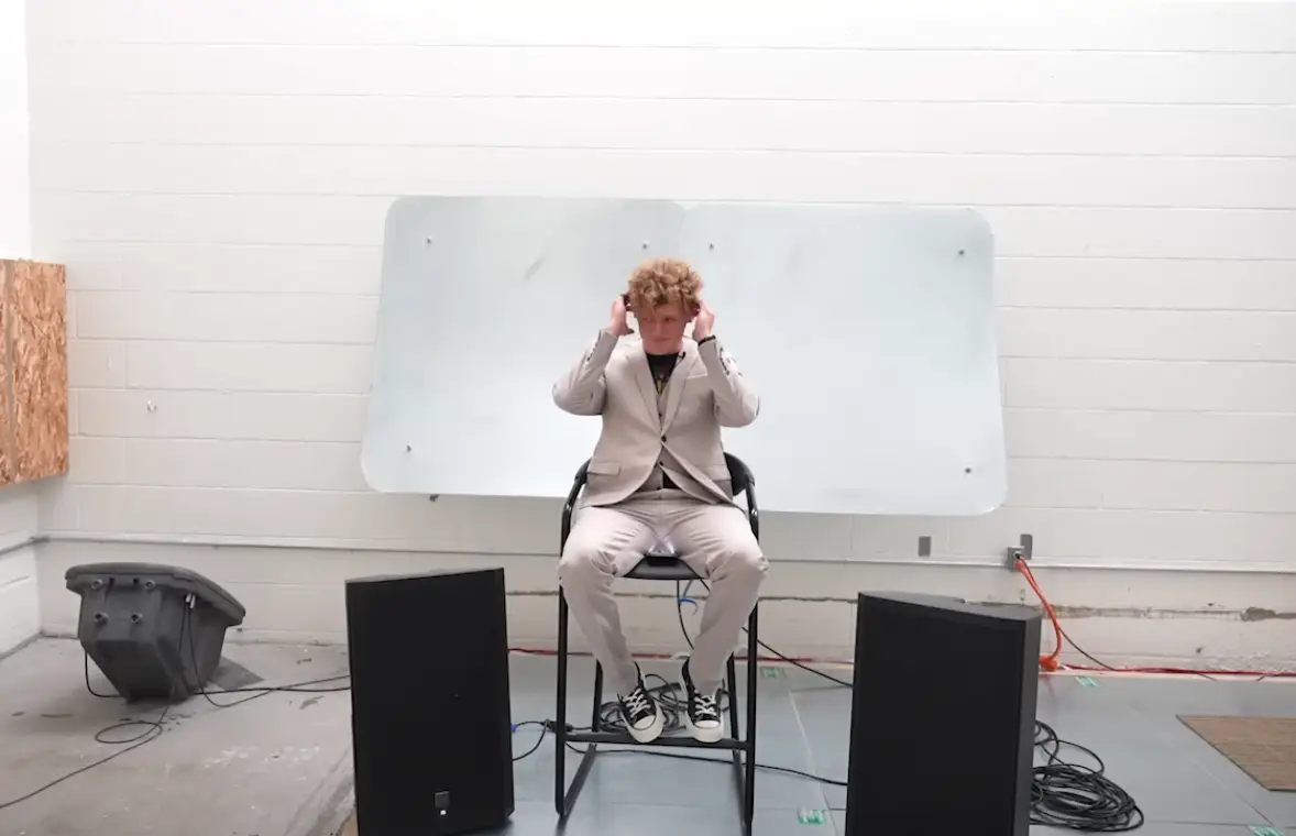 This content creator learnt that music is much less enjoyable in a reverb chamber (YouTube/@Ryan)