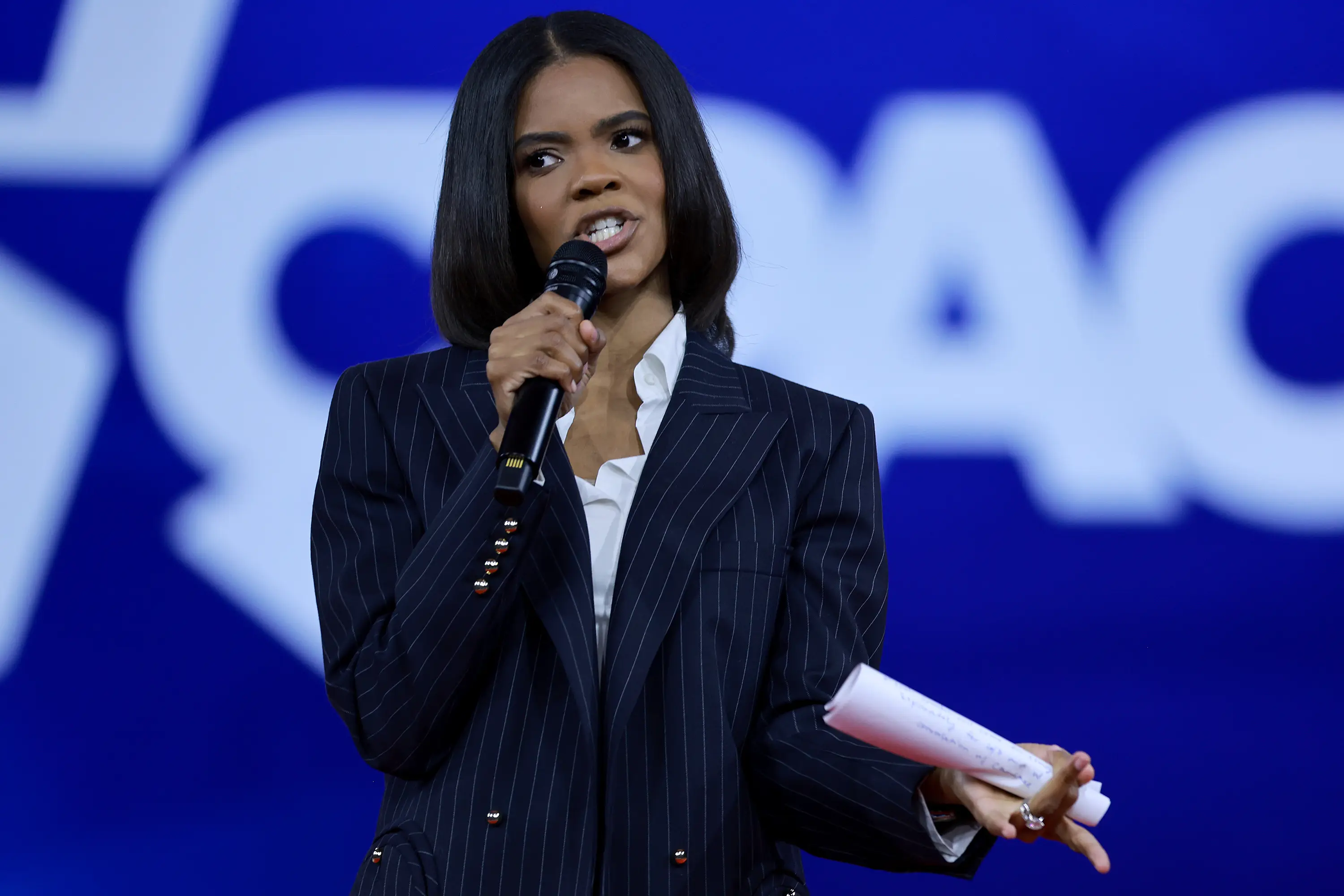 Candace Owens claims people were paid to be there (Joe Raedle/Getty Images)