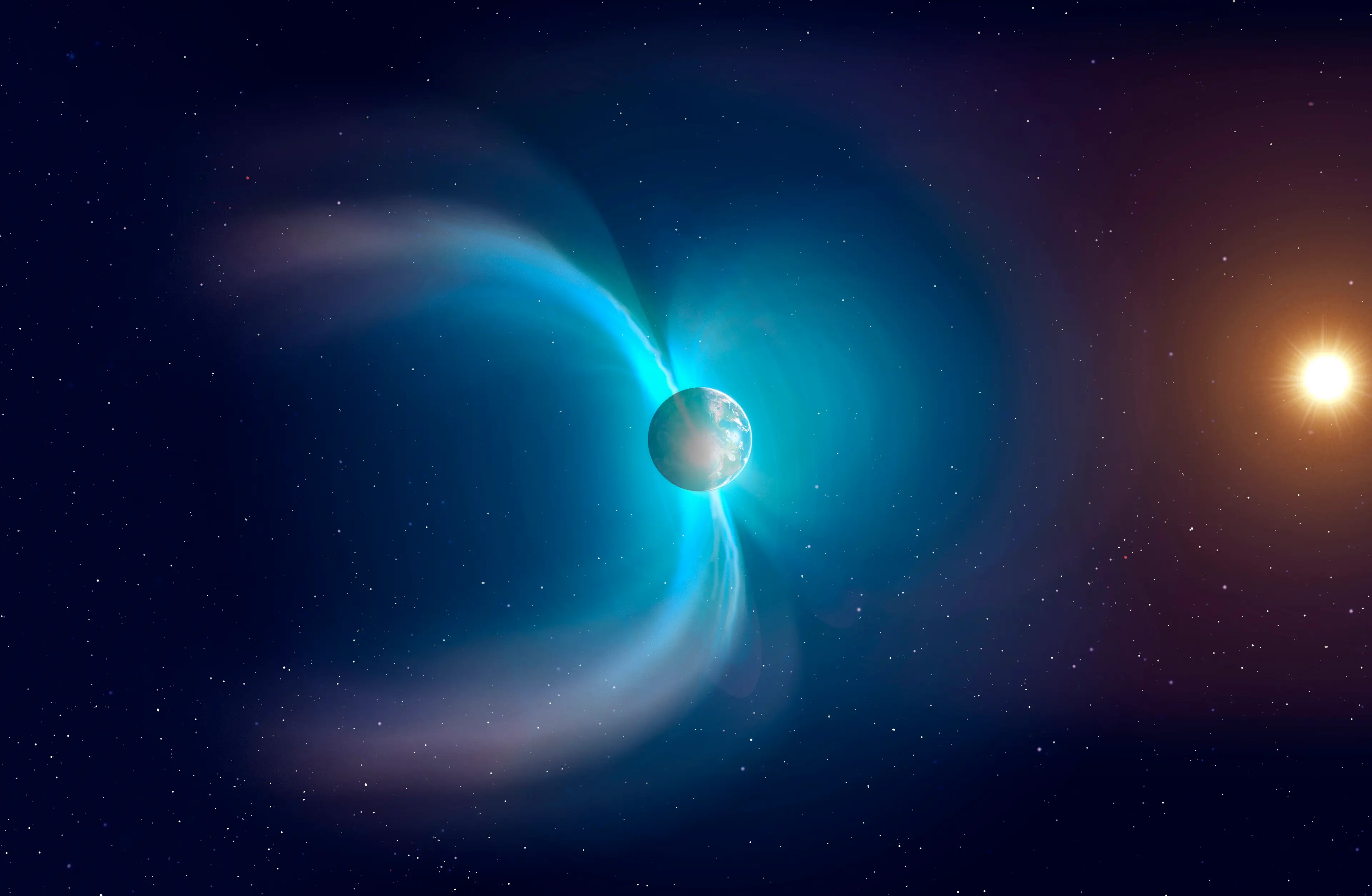 The 'dent' in the magnetic field is a real problem and one that must be watched at all times (Getty Stock Image)