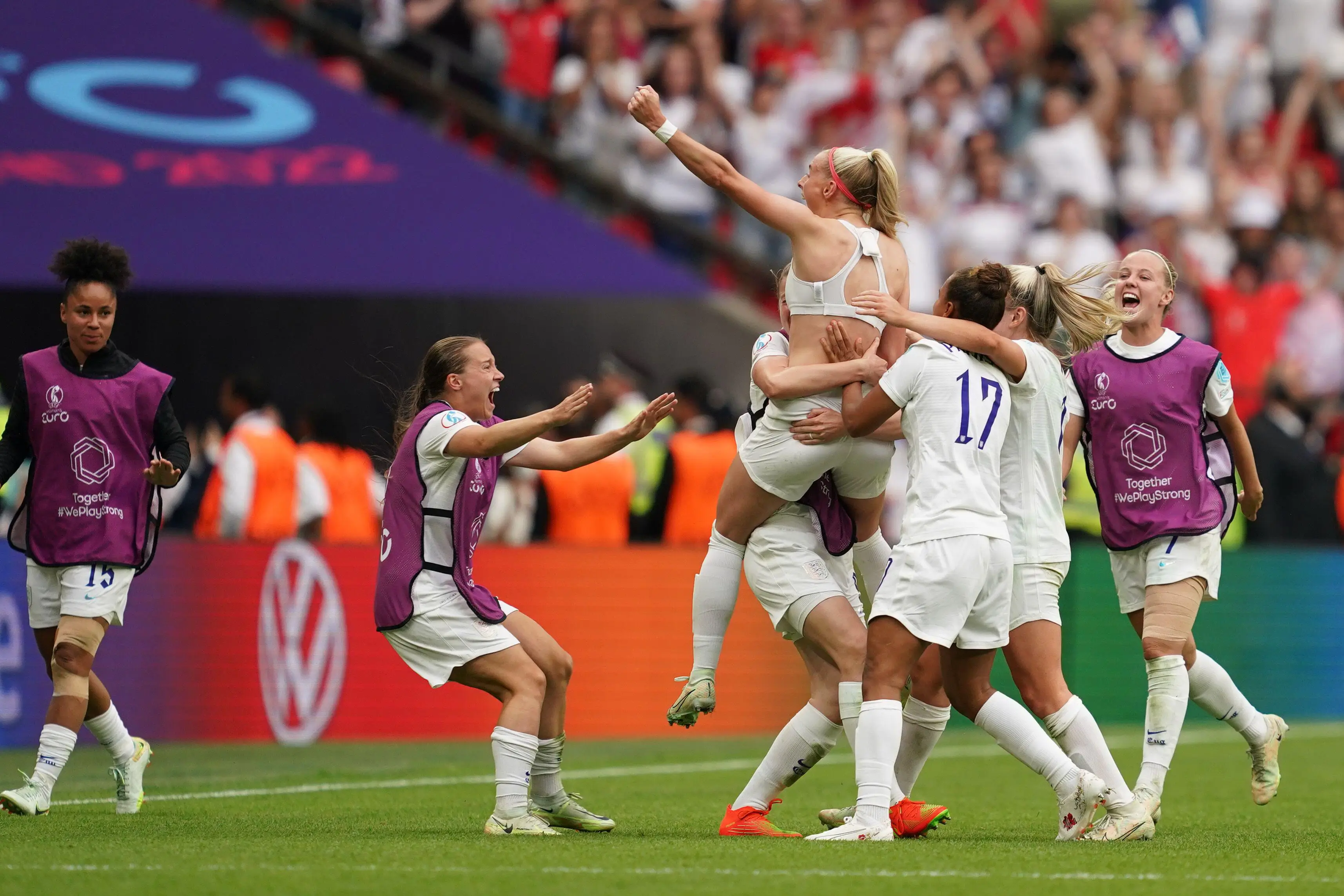 The Lionesses beat Germany 2-1 at Wembley.