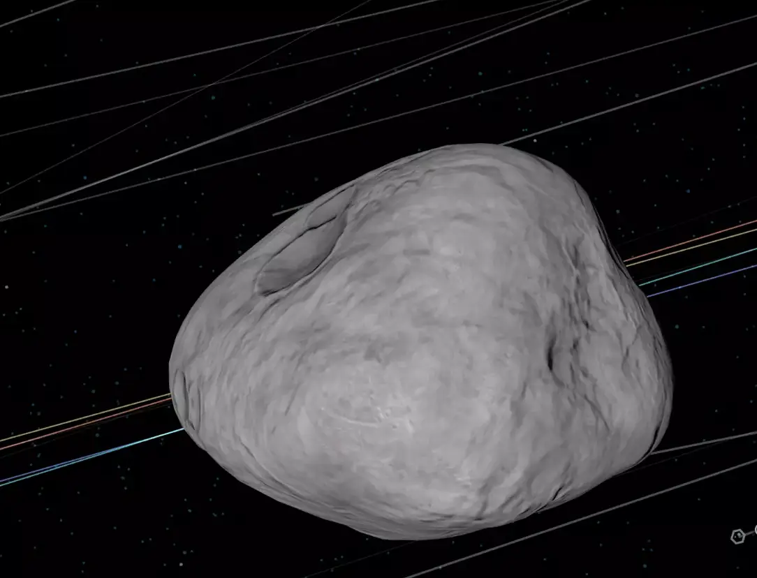 The asteroid is predicted to be around 40m to 100m wide (NASA/Eyes On)