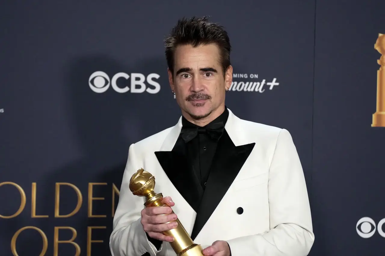 Colin Farrell won the 2025 Golden Globe for the Best Male Actor in a Limited or Anthology series for his role in The Penguin (Jeff Kravitz/FilmMagic)