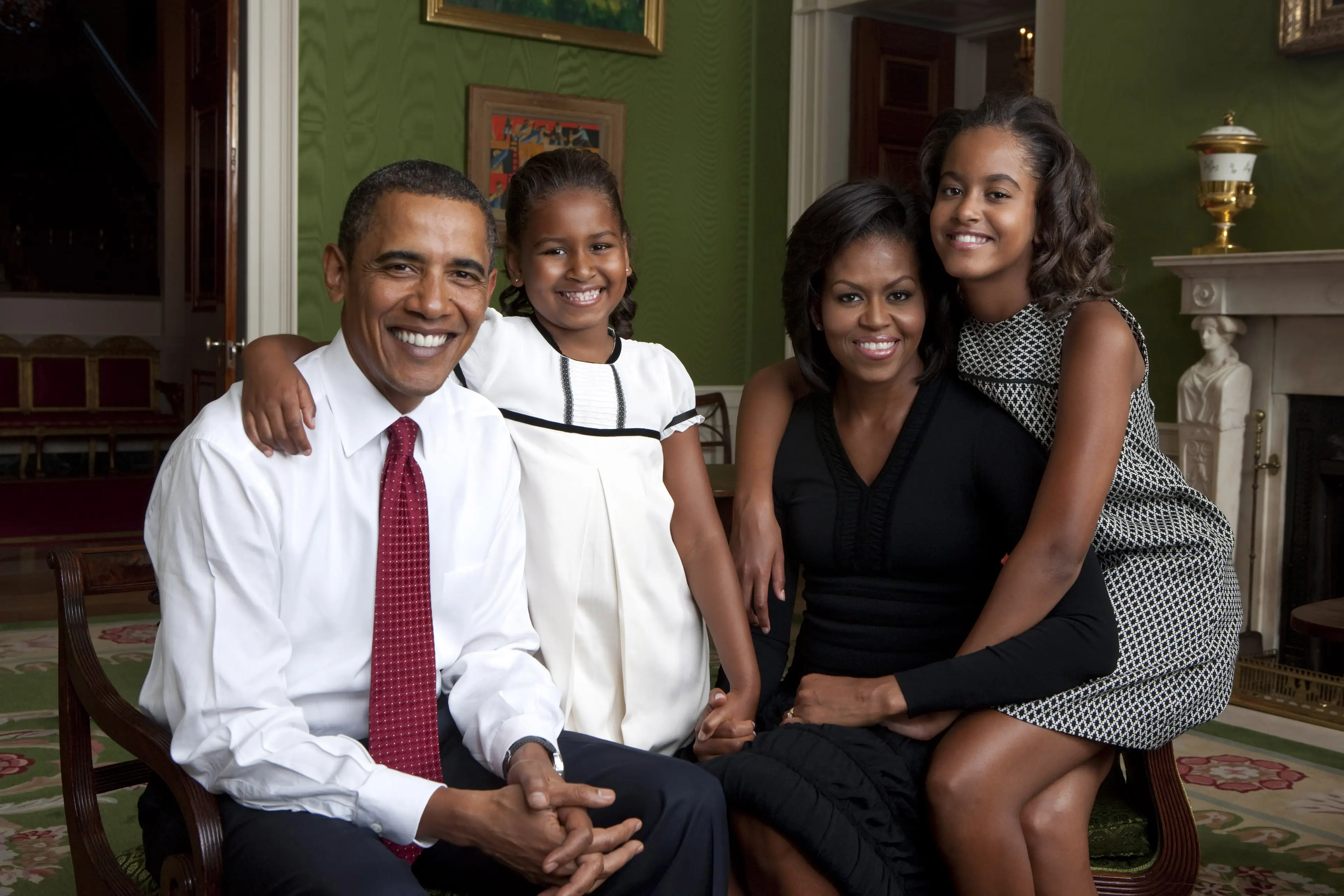 They were married long before Barack became president. (Annie Leibovitz/White House via Getty Images)
