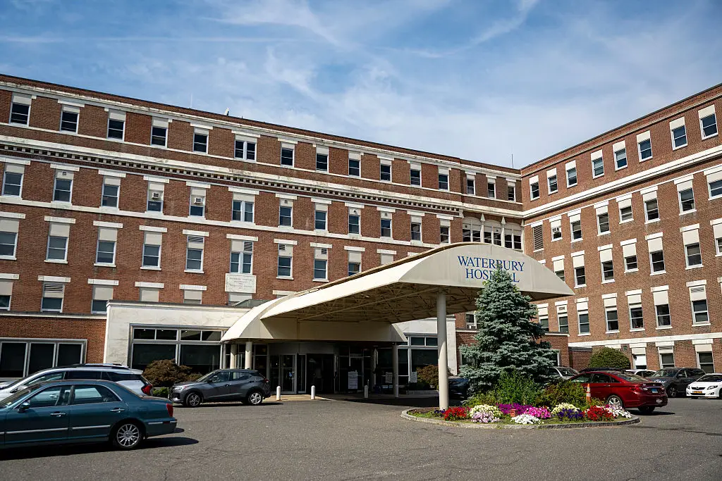 Martin had been taken to Waterbury Hospital in Connecticut after breaking her ankle (Tyler Russell/Connecticut Public via Getty Images)