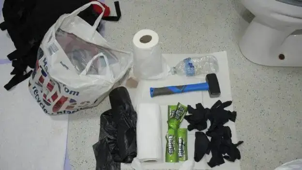 Murder weapons recovered by police (North Wales Police)