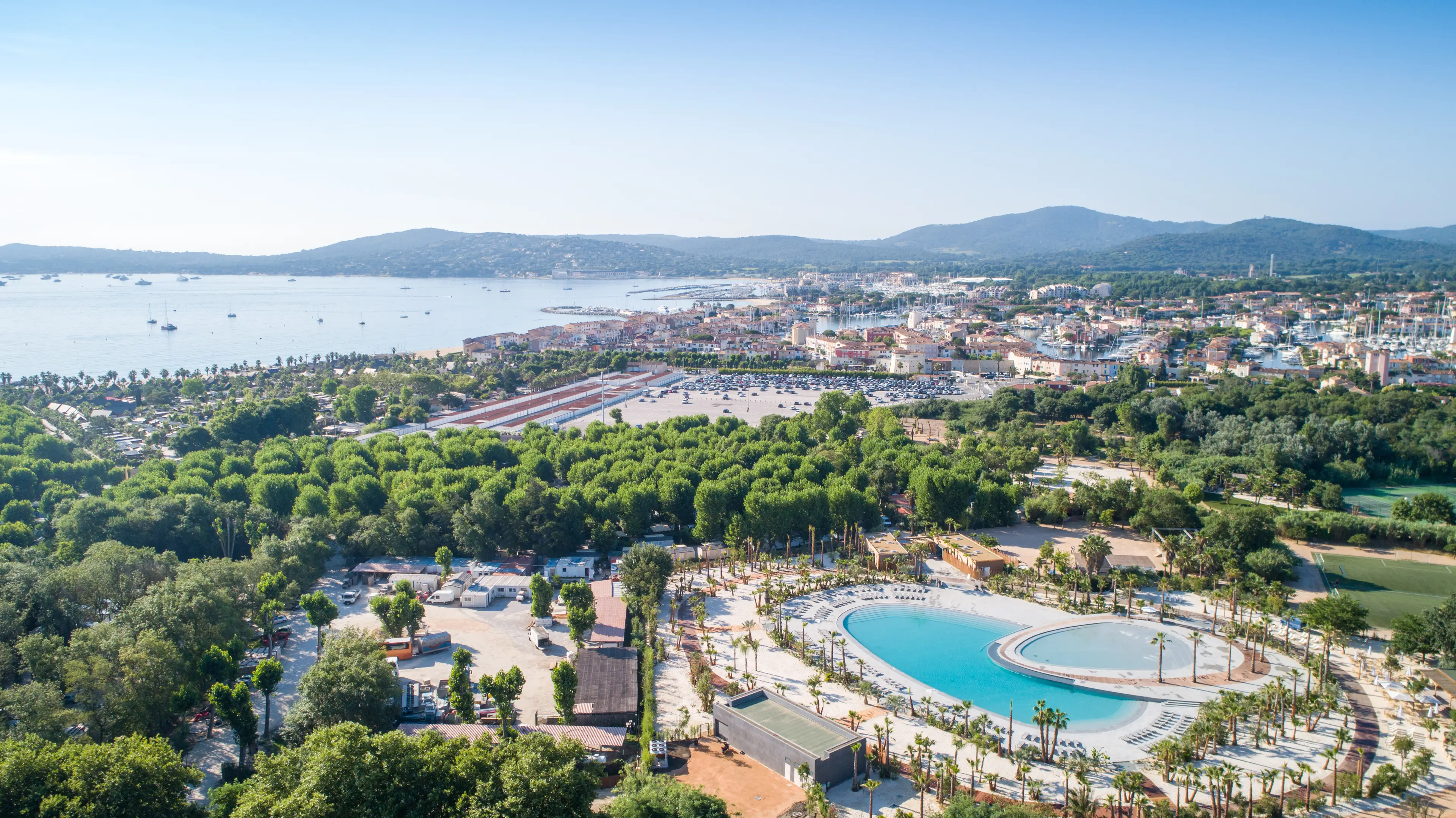Les Pairies de le Mer from above (Eurocamp)