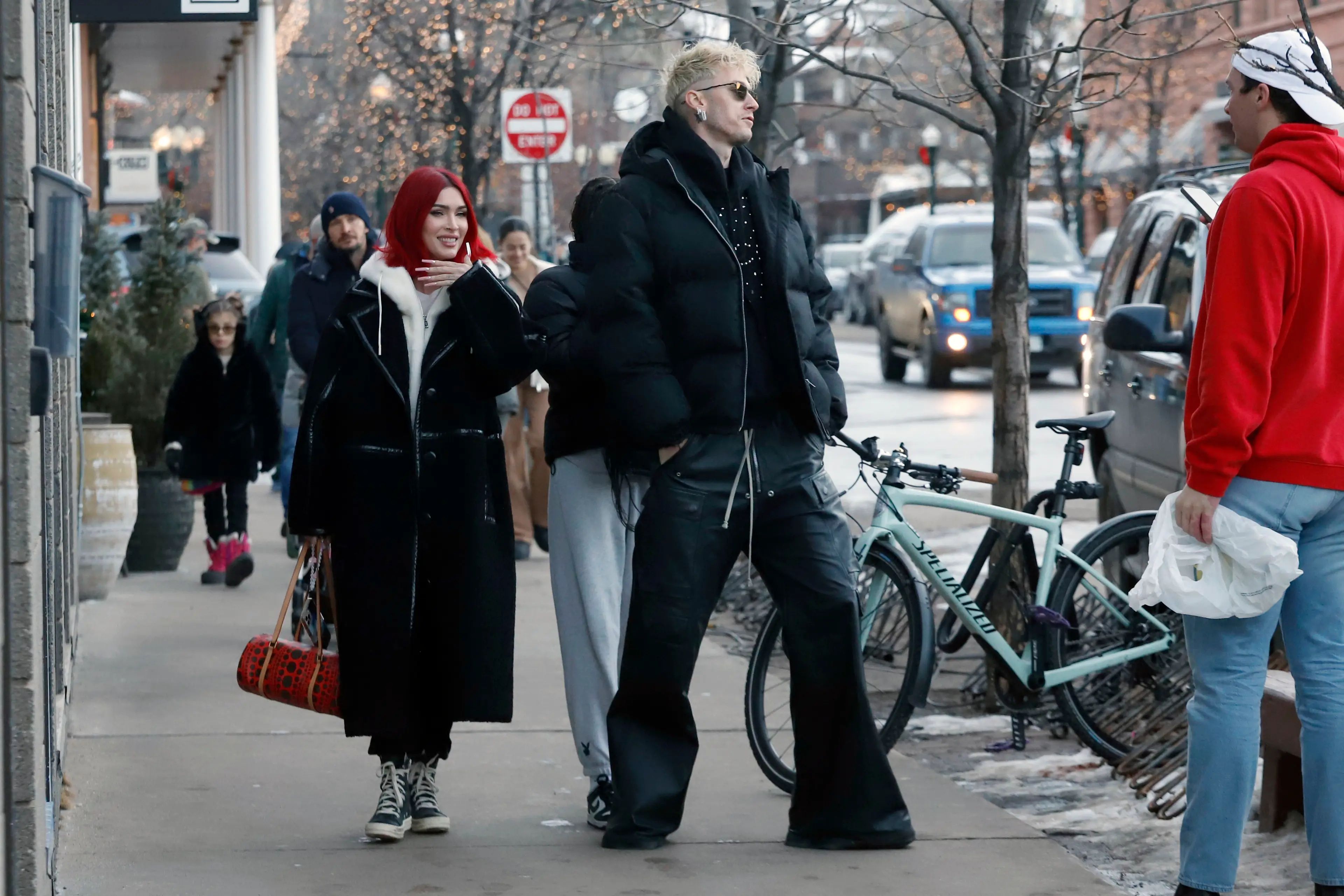 Megan Fox and Machine Gun Kelly in December 2023.