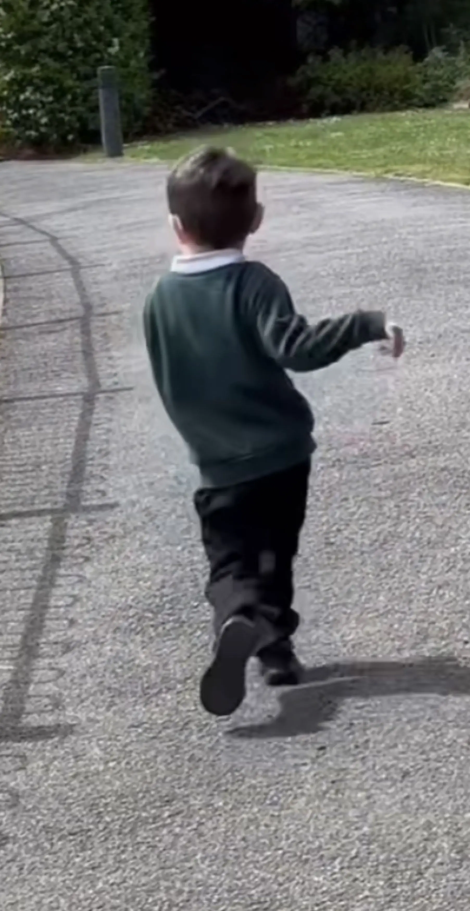 Megan West said she first grew concerned when she noticed that Elliot had an unusual walk (Kennedy News and Media)