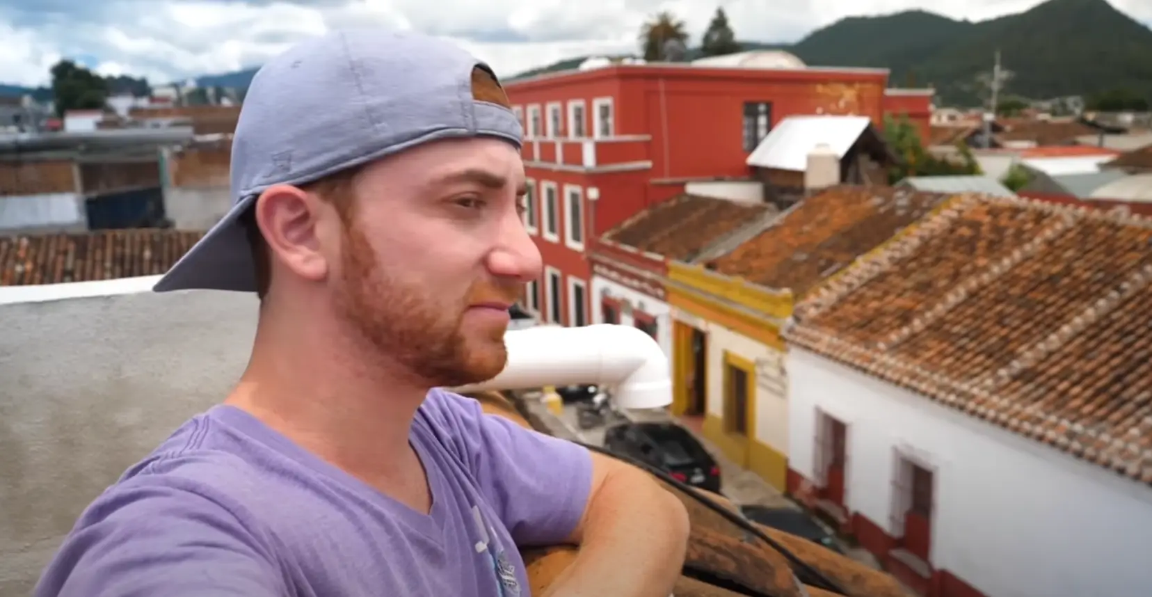 He says he was warned not to leave at night (YouTube/drewbinsky)