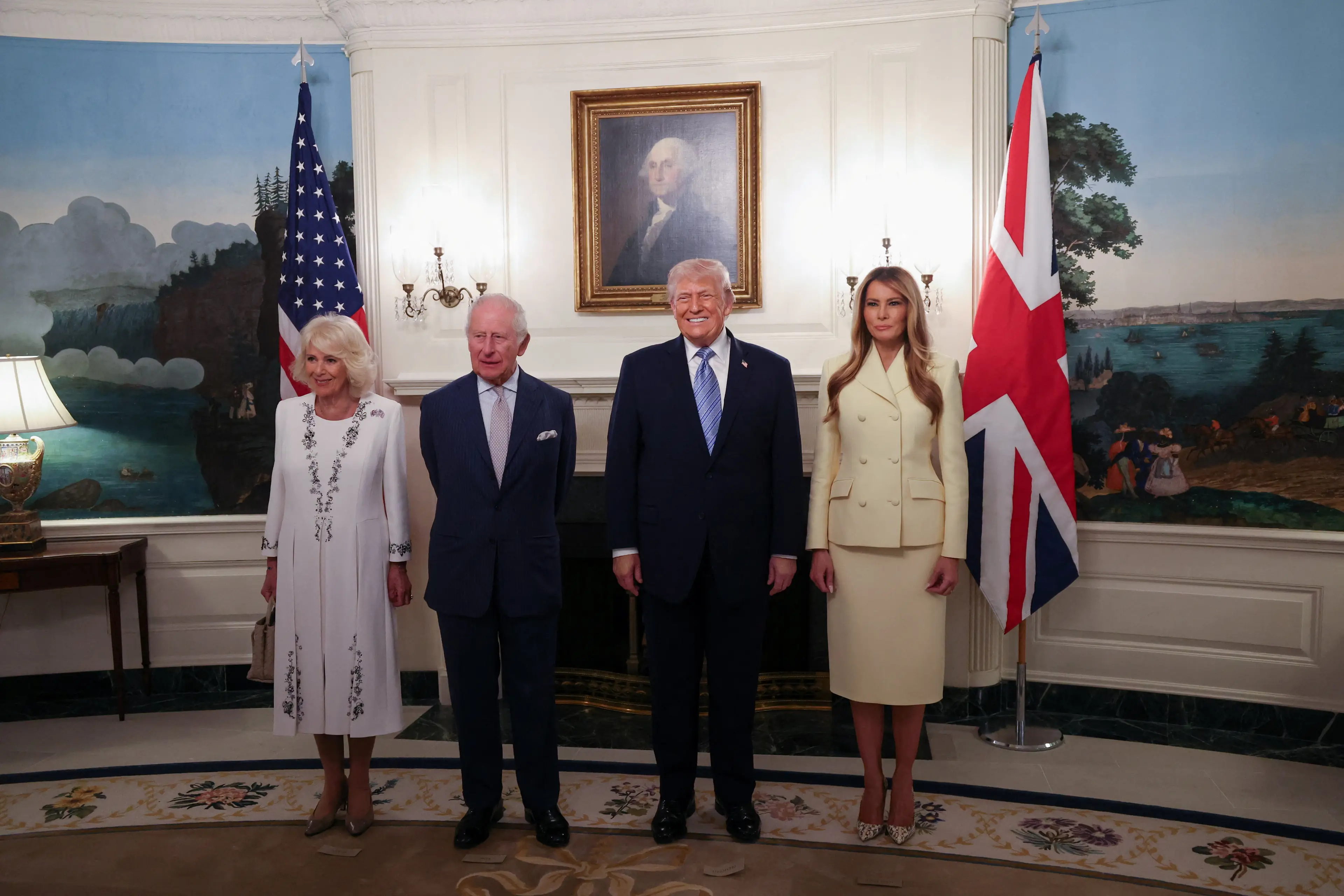 It marks the first British state visit to the US since Queen Elizabeth II's in 2007 (Suzanne Plunkett-Pool/Getty Images)