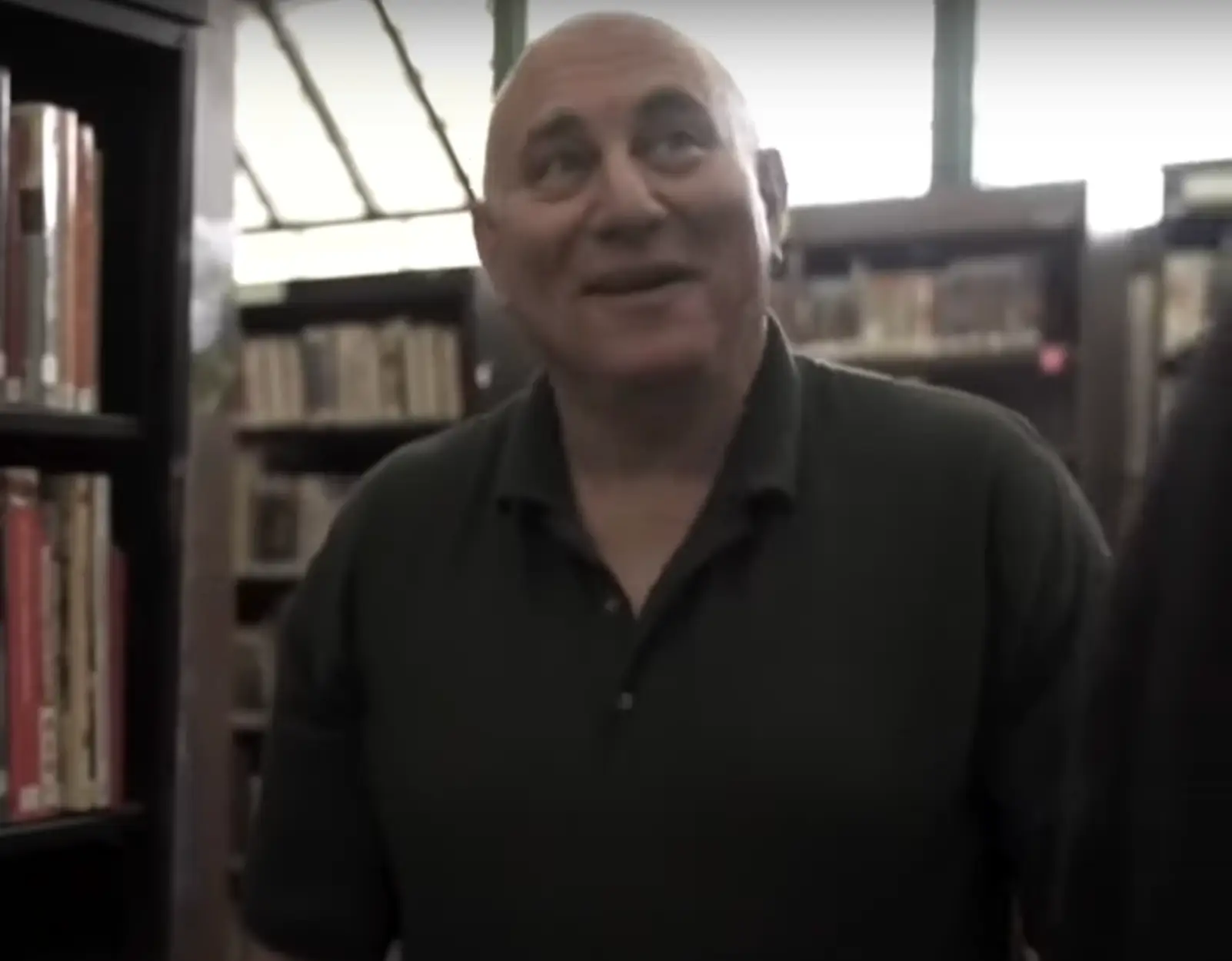 Berkowitz now works as a clerk in the prison library and says he is a 'born-again Christian' (CBS News)