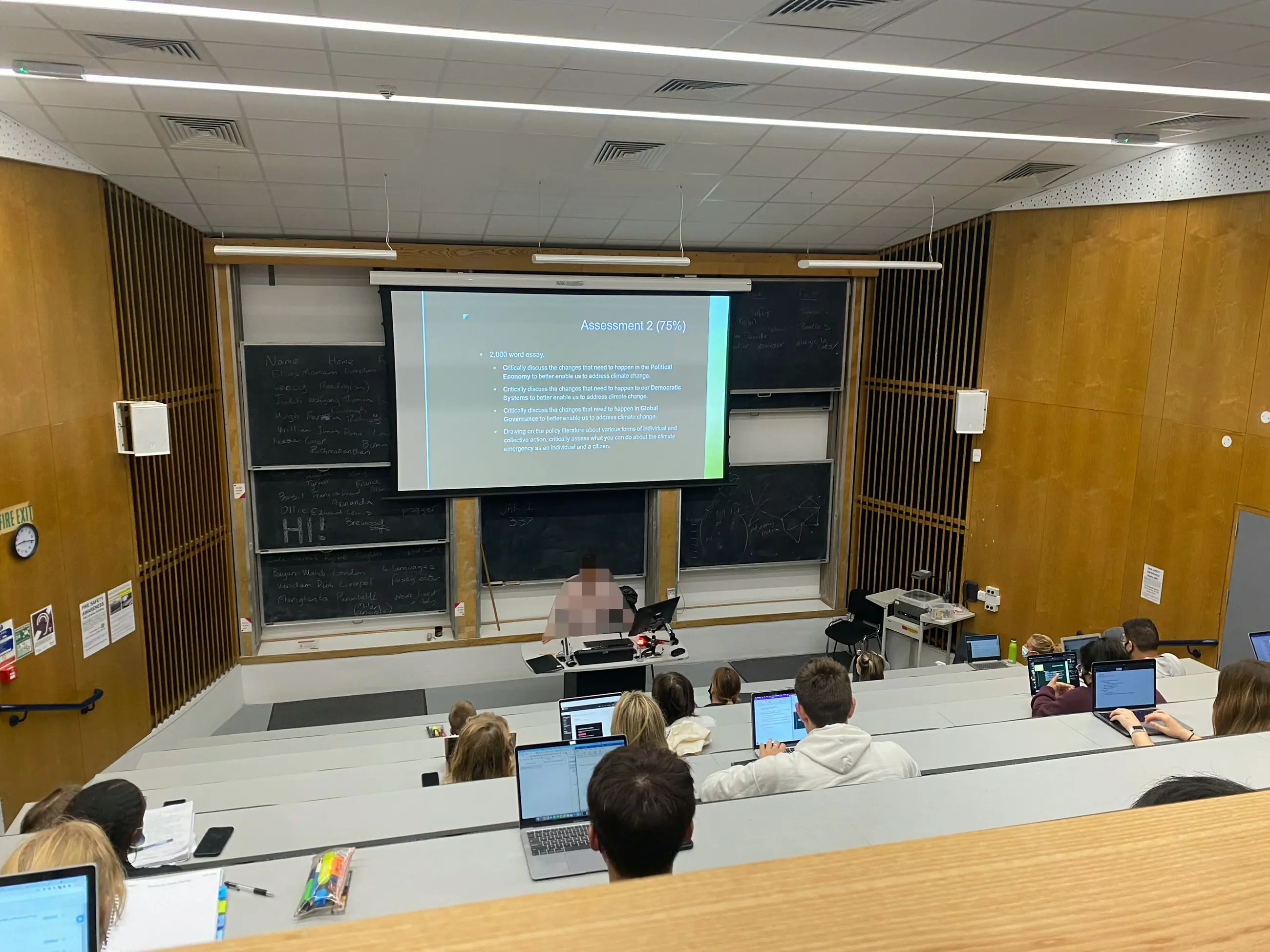 The 22-year-old convinced a uni lecturer to let him try and pass the essay.