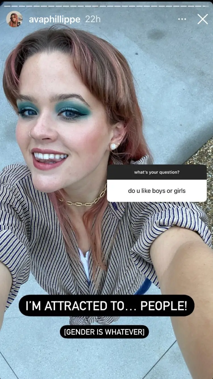 Ava isn't fussed about gender.