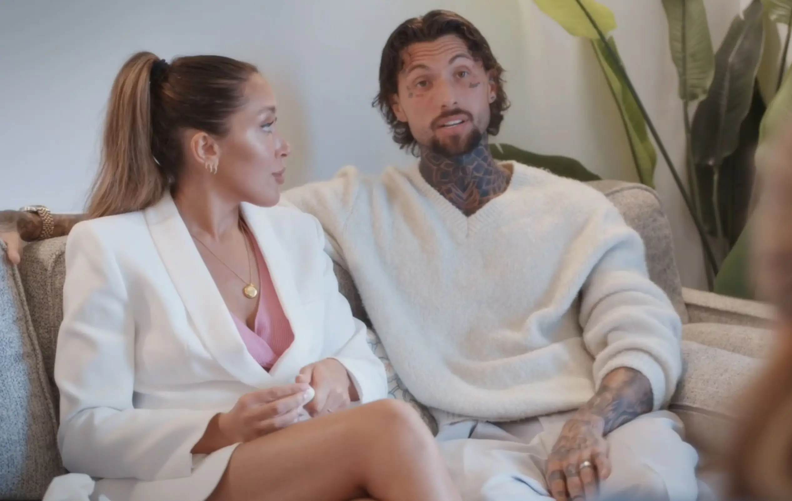Shona and Bradley on MAFS UK. (Channel 4)