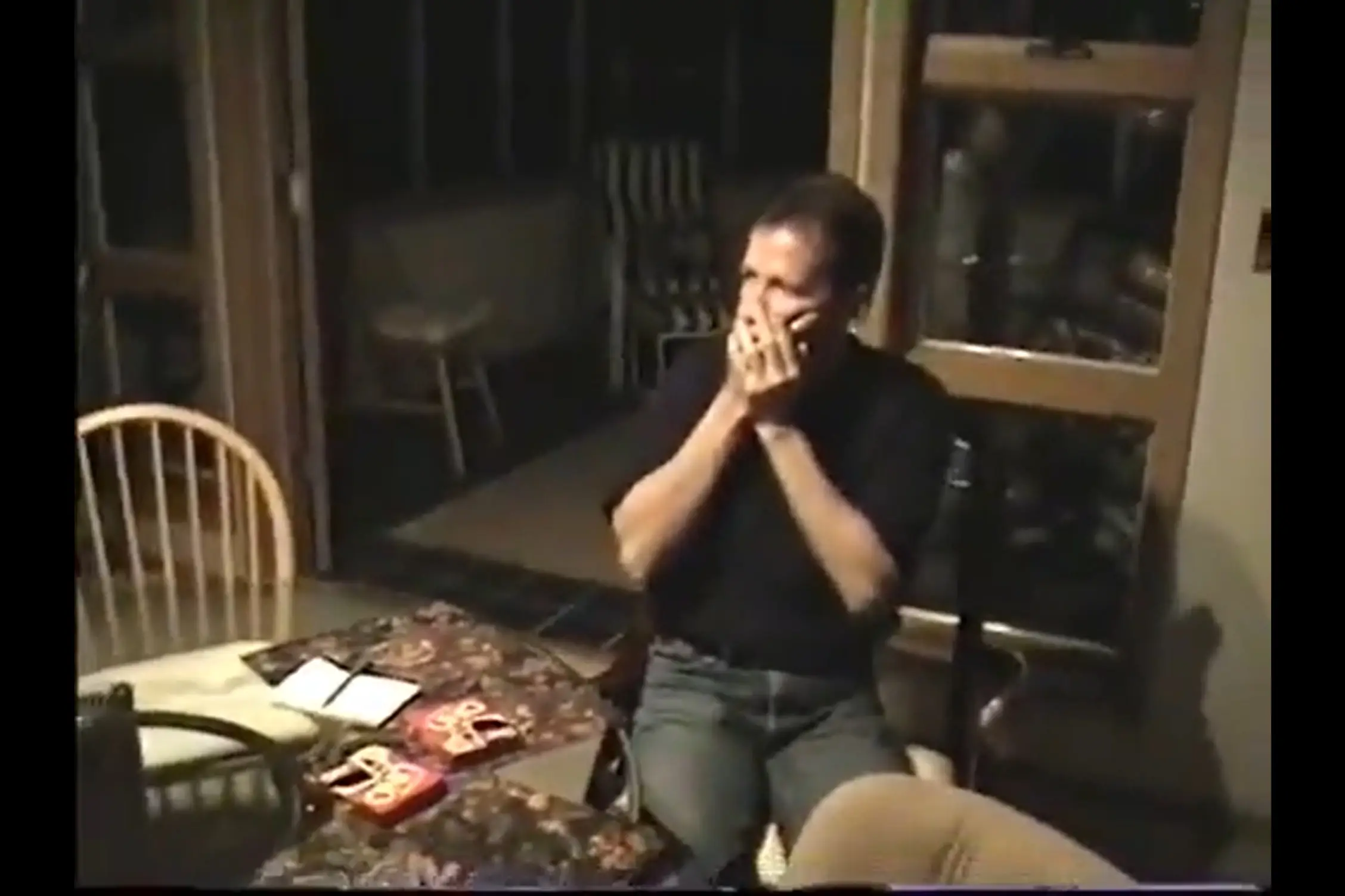 Of the assembled group, Ken seemed to take Princess Diana's death the hardest and screamed in shock. (YouTube/Alan Light)