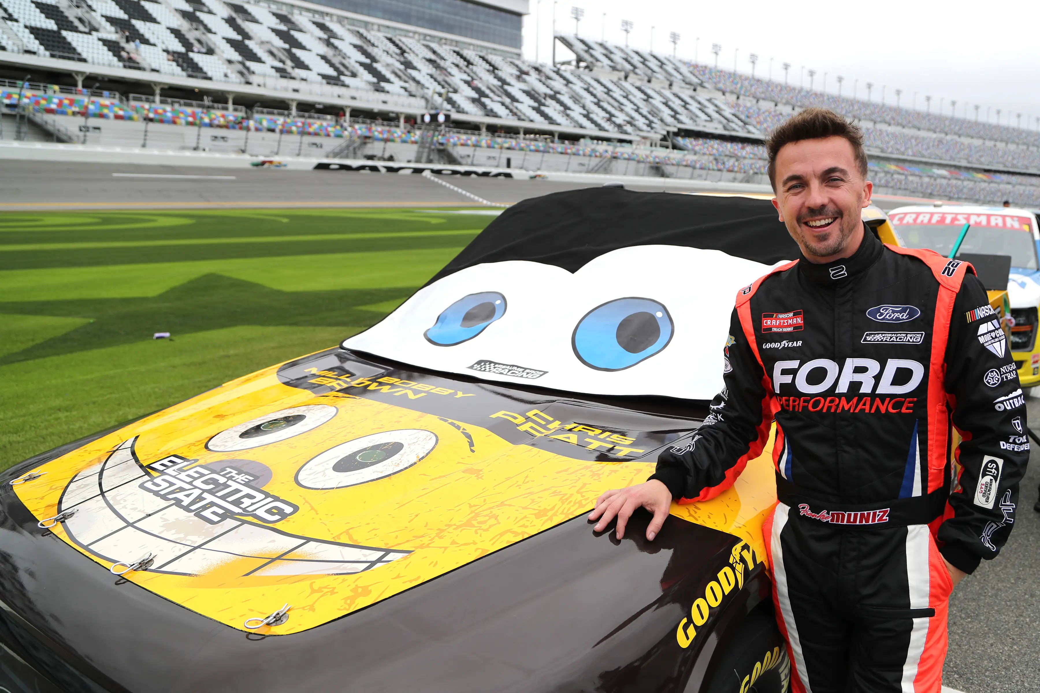Frankie Muniz has gone full-time as a stock car racing driver (Jeff Robinson/Icon Sportswire via Getty Images)