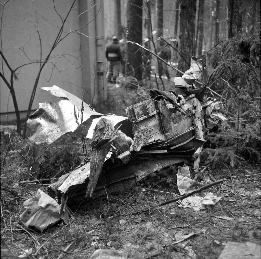 The pilots said 'goodbye everybody' before being killed in the wreckage (Blick/RDB/ullstein bild via Getty Images)