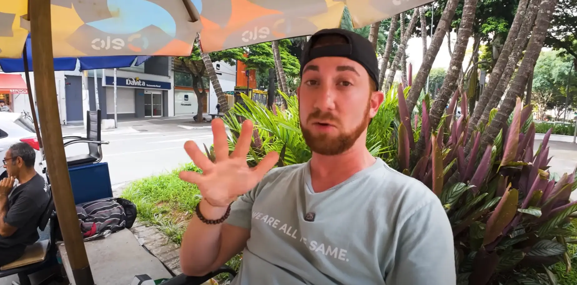 The content creator recalled one of his scariest encounters (YouTube/Drew Binsky)