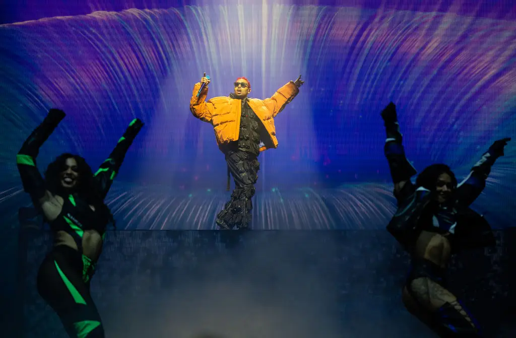 Brown was in London for performances at the O2 in February 2023. (Samir Hussein/WireImage)