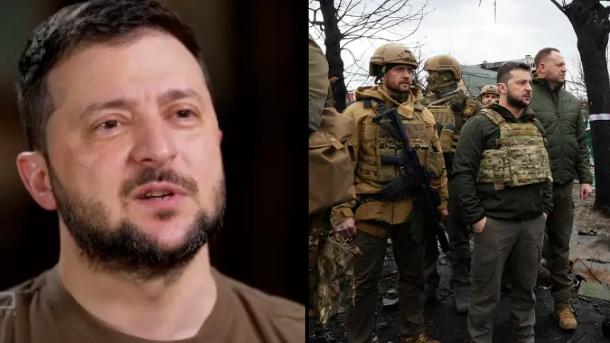 60 Minutes Australia/Twitter. Ukraine Presidents Office / Alamy Stock Photo