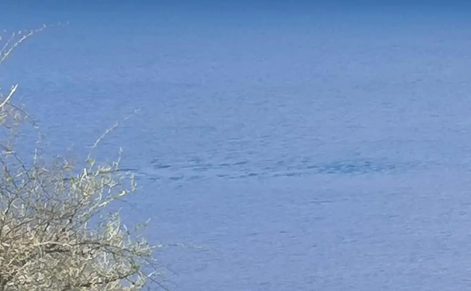 This is where it apparently was.