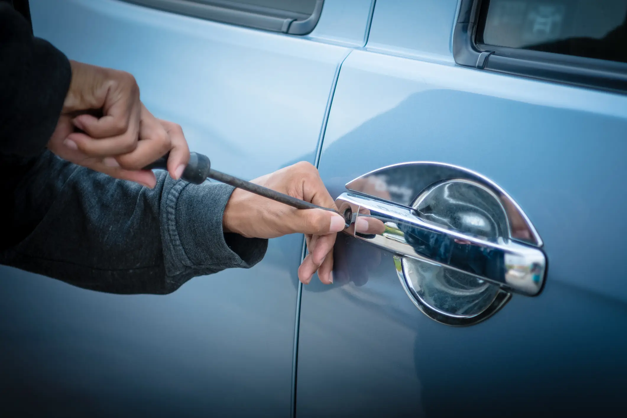 The couple were glad to see that the car's technology meant it was easily retrievable (Getty Stock)