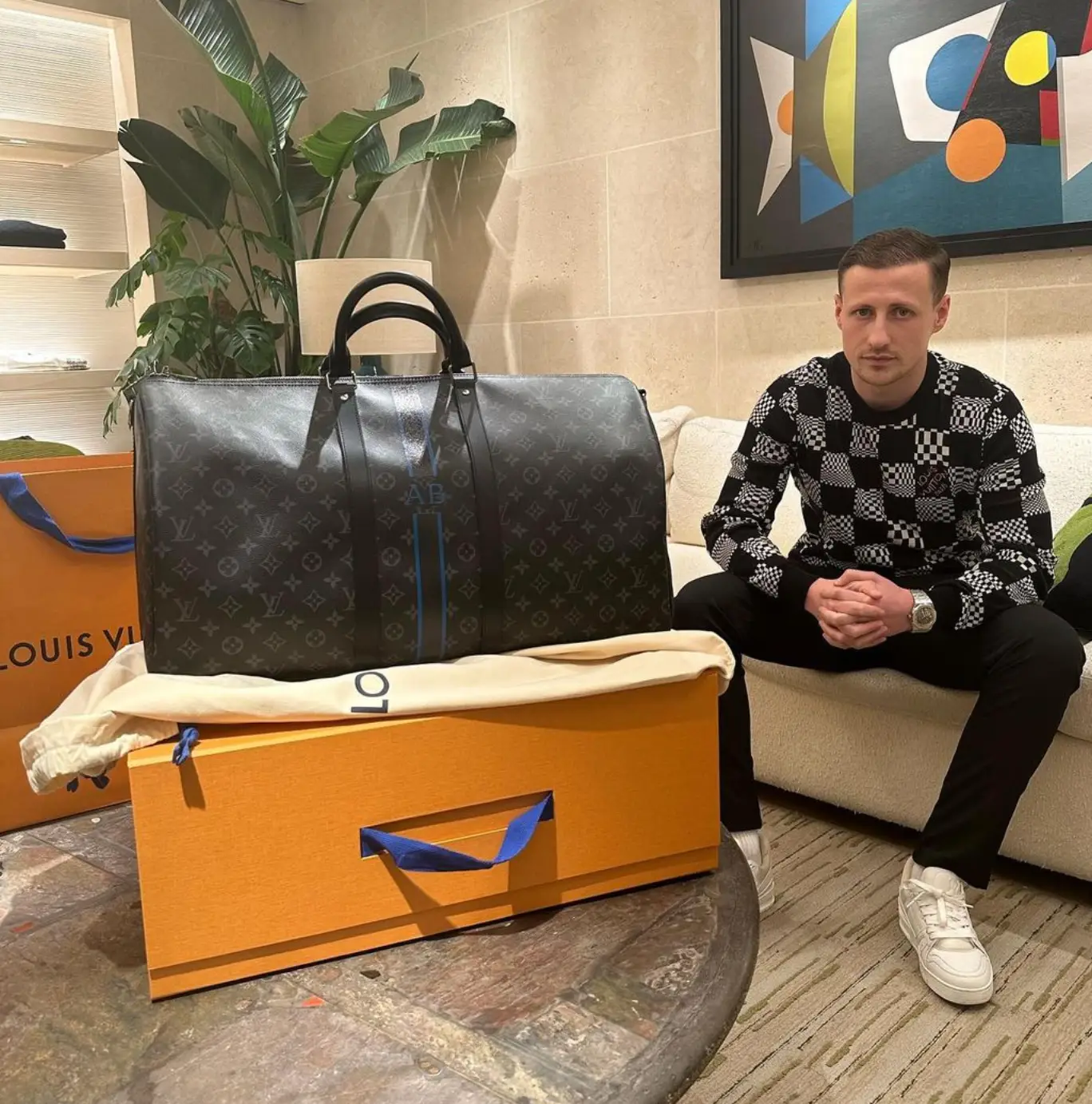 Alfie had an epiphany after visiting a mosque.