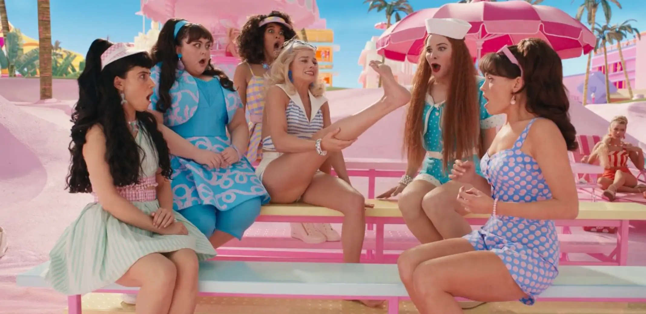 Fans are baffled at just how much Margot Robbie's tootsies feature in the new trailer.