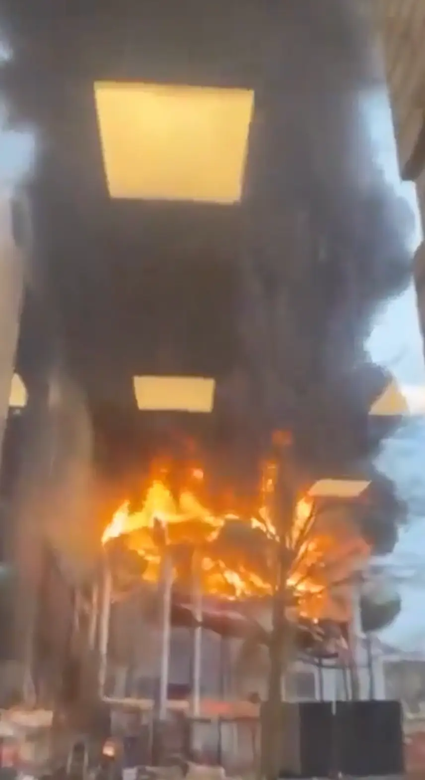 As yet, it’s not clear what caused the fire.