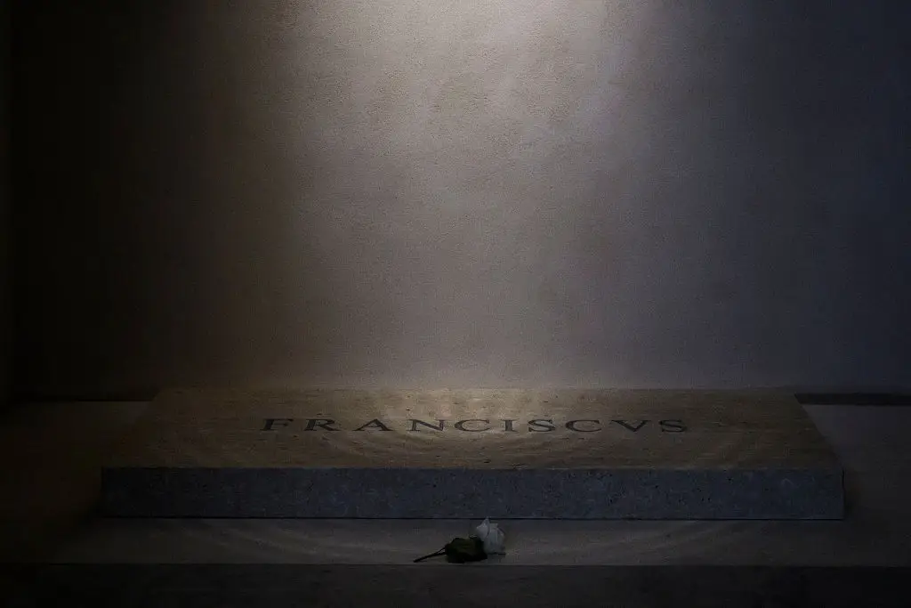 Pope Francis' simple tombstone has been revealed (Antonio Masiello/Getty Images)