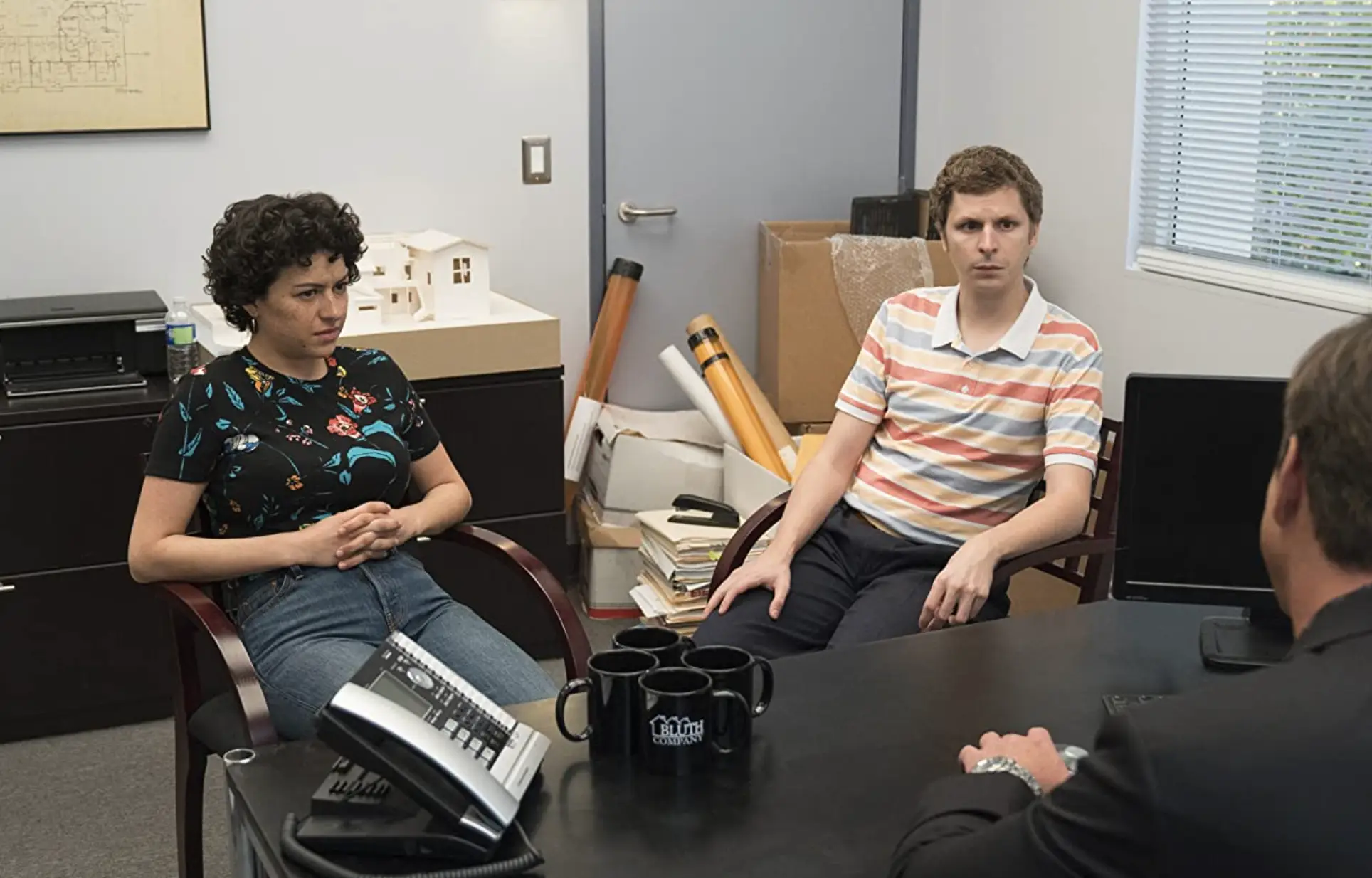Michael Cera and Alia Shawkat in Arrested Development (2003).