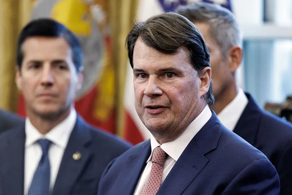 Ford CEO Jim Farely identified industries which he believed 'no American wants to do' (Will Oliver/EPA/Bloomberg via Getty Images)