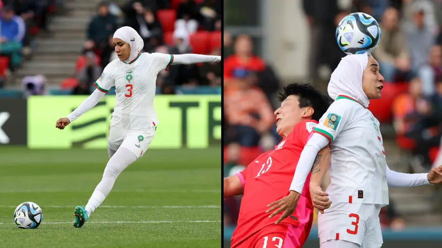Morocco’s Nouhaila Benzina makes history as the first player to wear a hijab at a World Cup