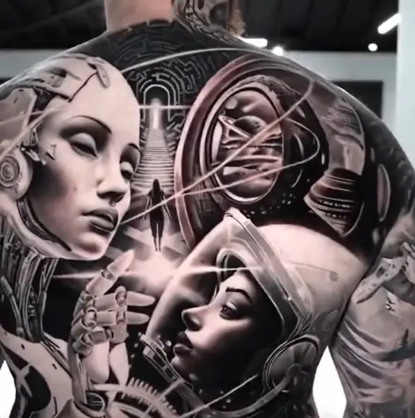 The finished tattoo in all its glory, but was it too expensive?