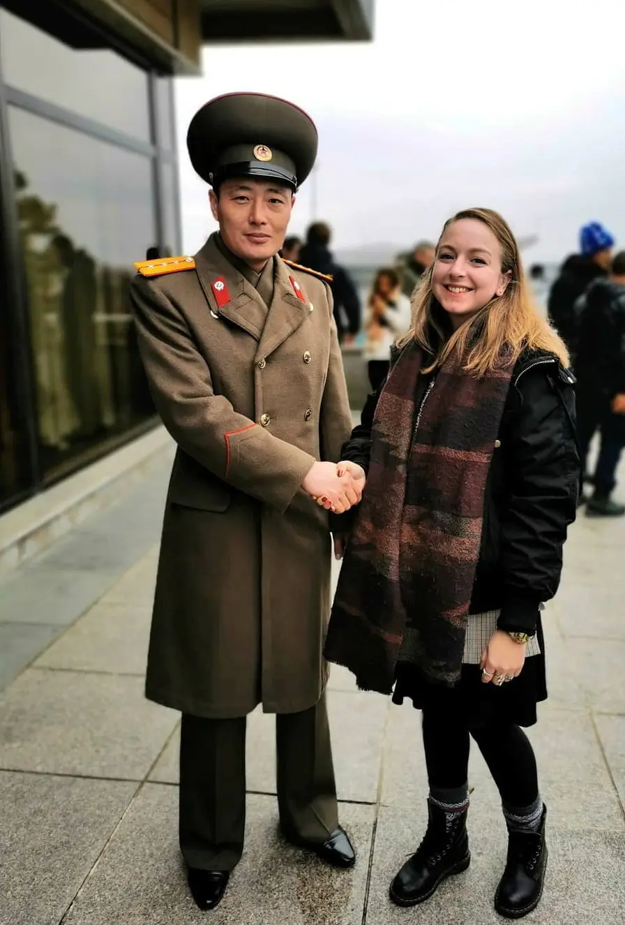 Zoe loves the people in North Korea (SWNS)