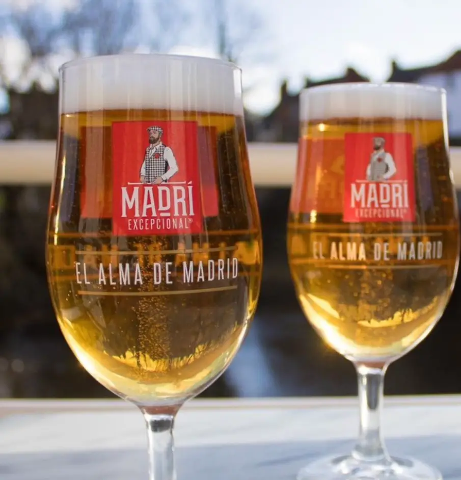 It's one of the most popular beer brands in Britain. (Instagram/@madriexcepcional)