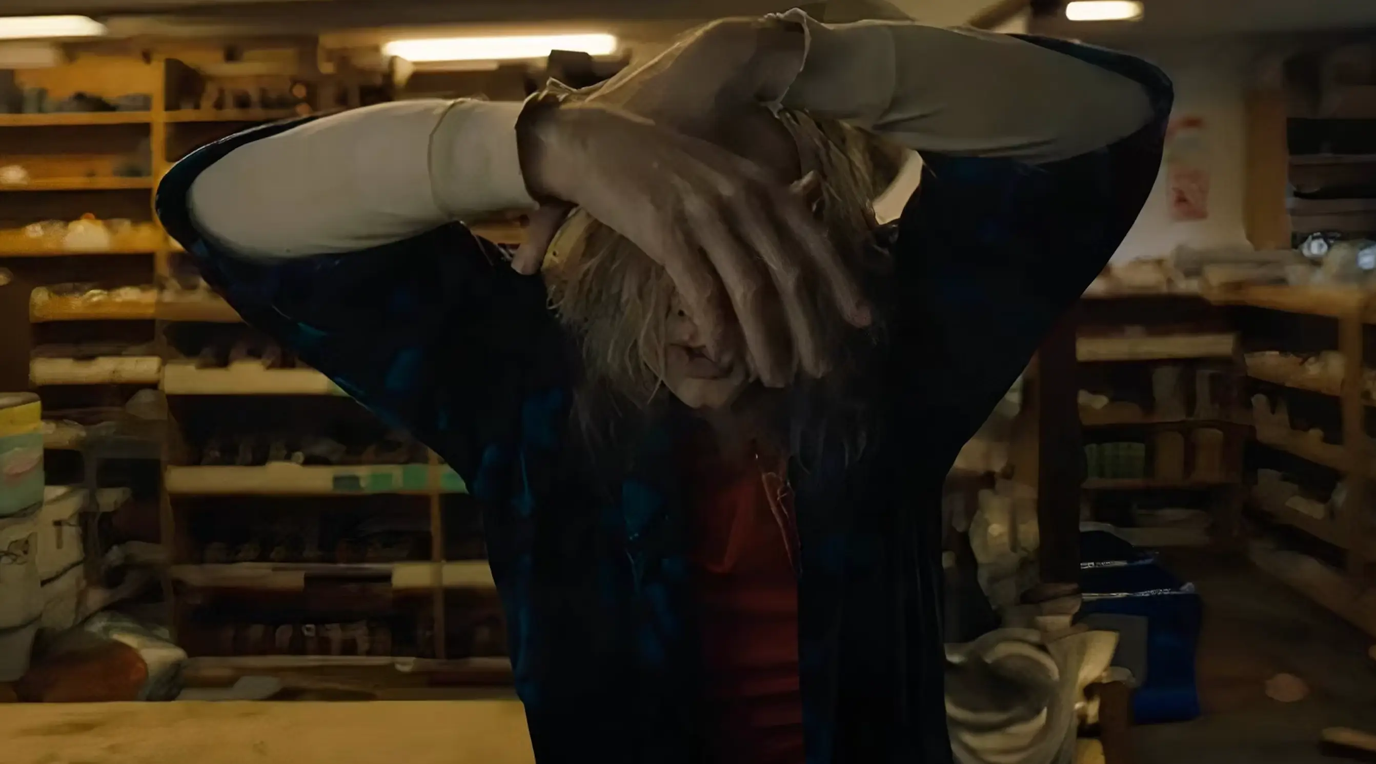 Nicolas Cage in Longlegs plays a serial killer clearly inspired by real life serial killers (NEON)