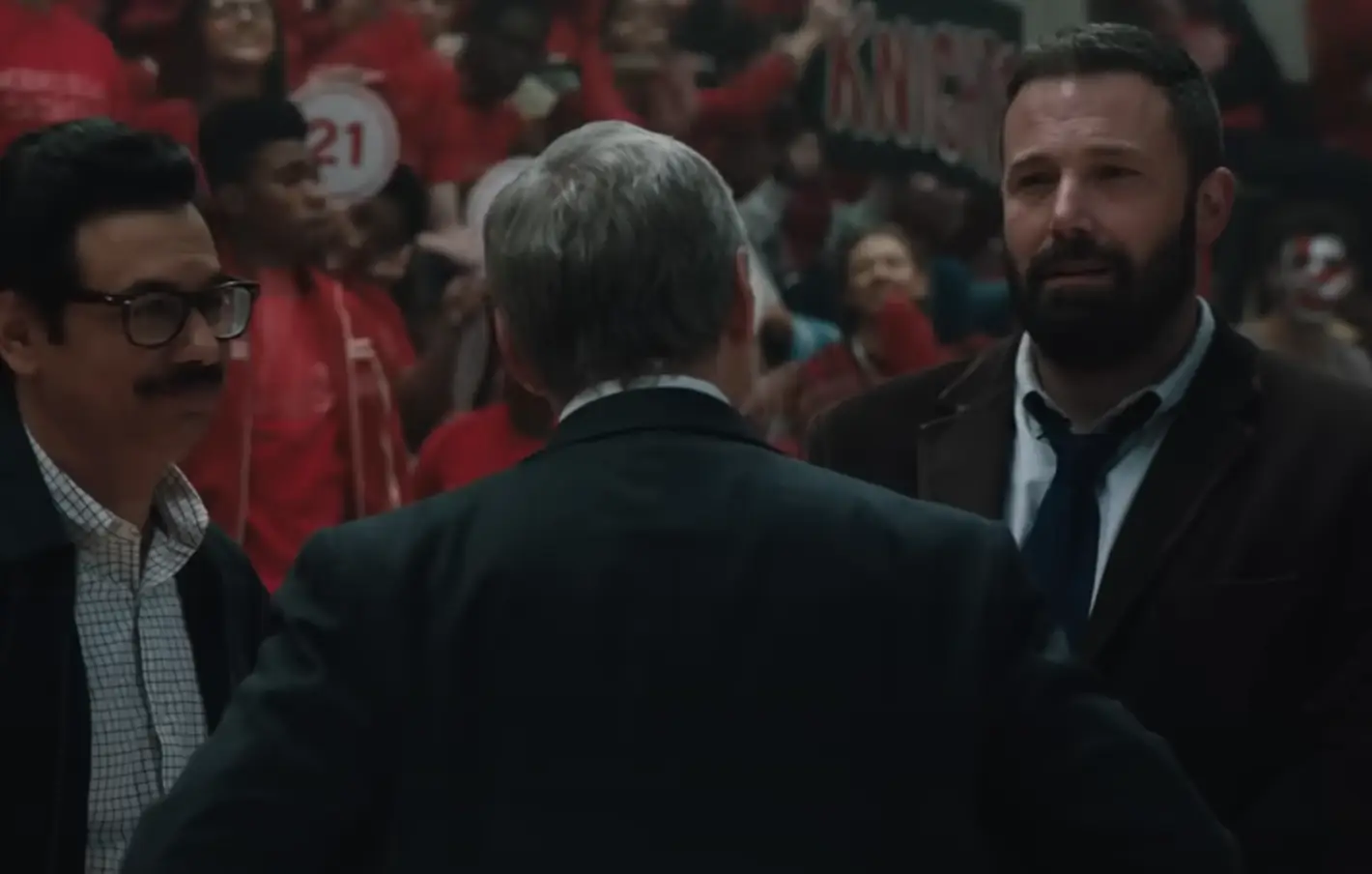 Affleck said he could draw on 'my own lived experience' for the film, but if he could he would have kept his sobriety anonymous (Warner Bros.)