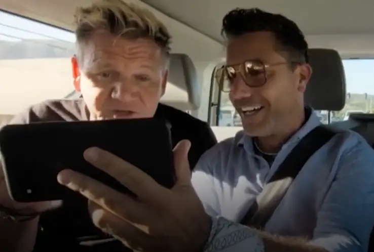 Gordon Ramsay got the shock of his life.