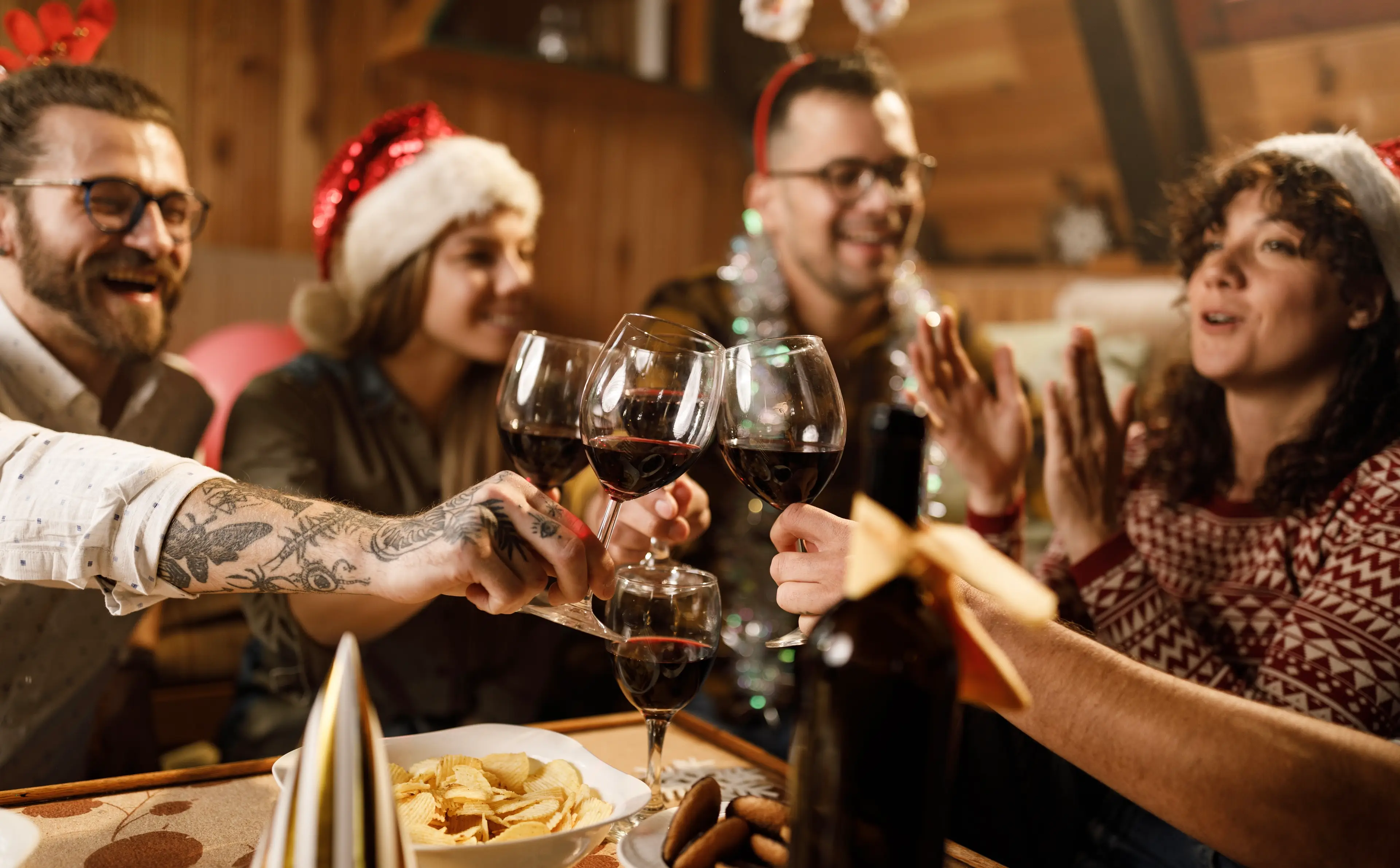 You might want to take it easy on the red wine if you want to avoid the dreaded hangxiety (Getty Stock Image)