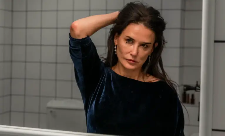 Demi Moore is being praised for her performance in The Substance (Mubi)