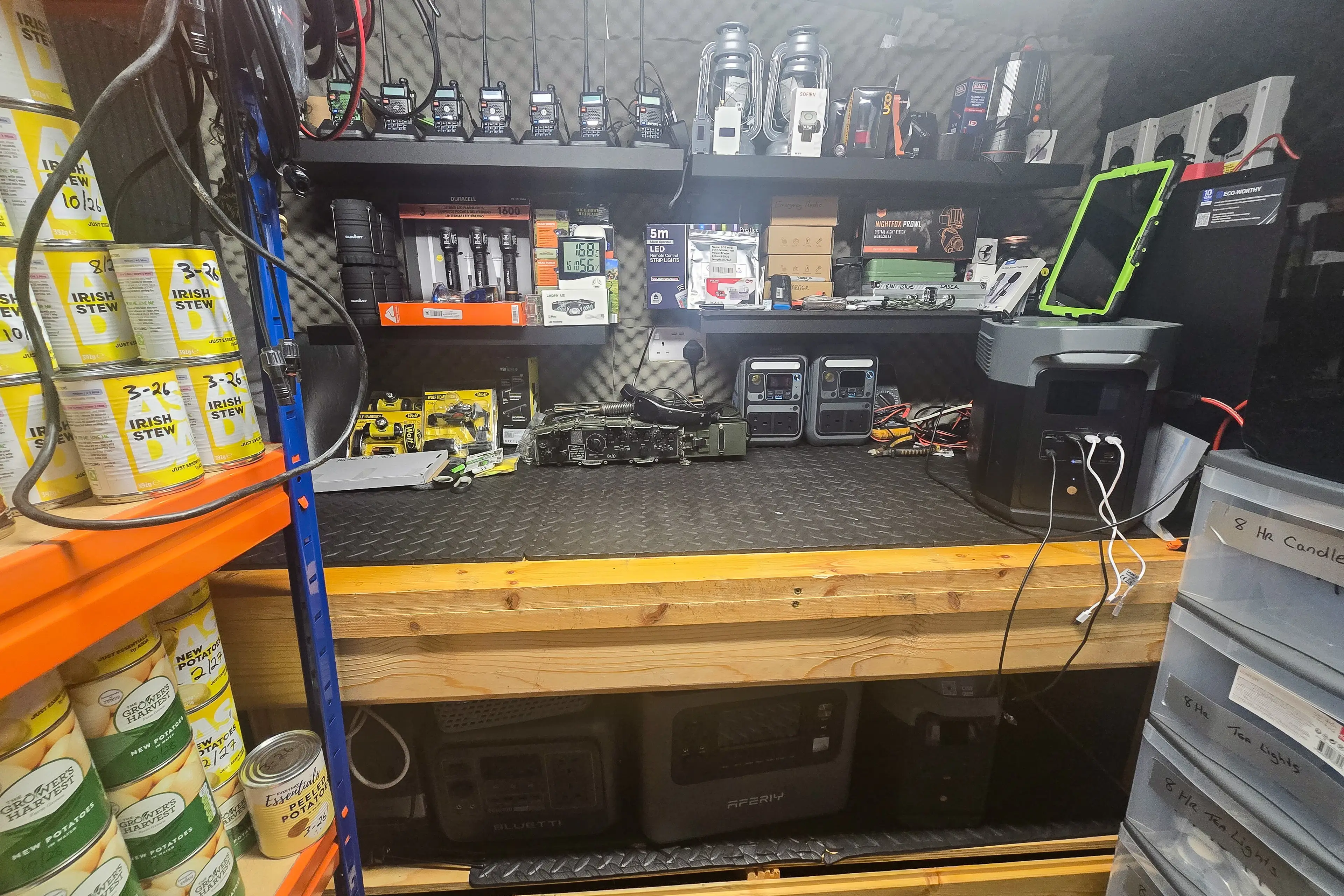 The sheds are full of varied supplies for all scenarios (SWNS)