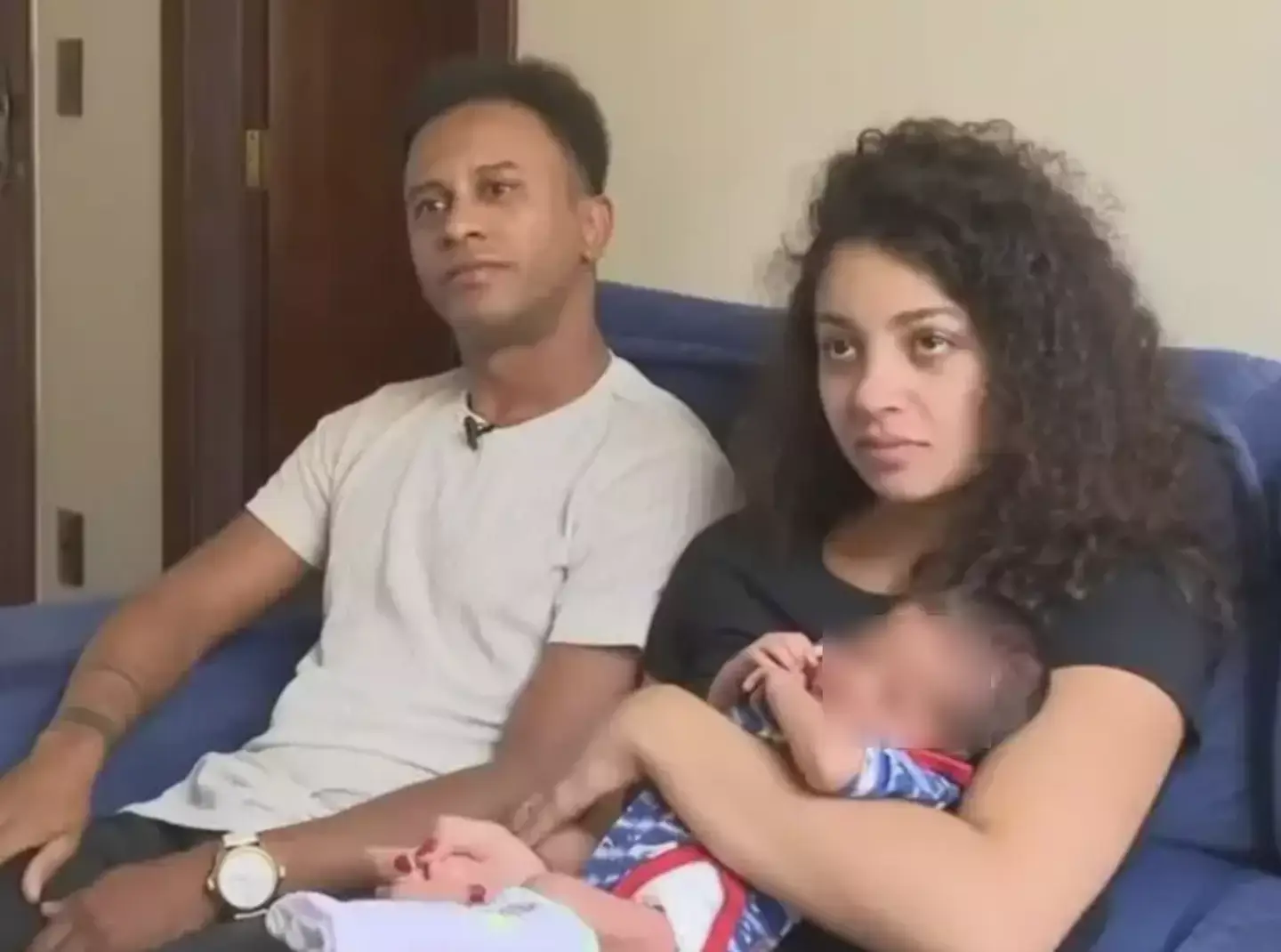 Danillo and Catarina were informed the name could cause 'embarrassment' for their son in the future (TV Globo)