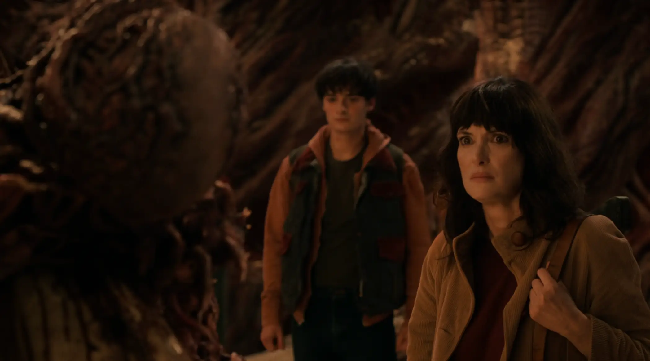 Joyce lops off her classmates head and seemingly never knows that's who he is (Netflix)