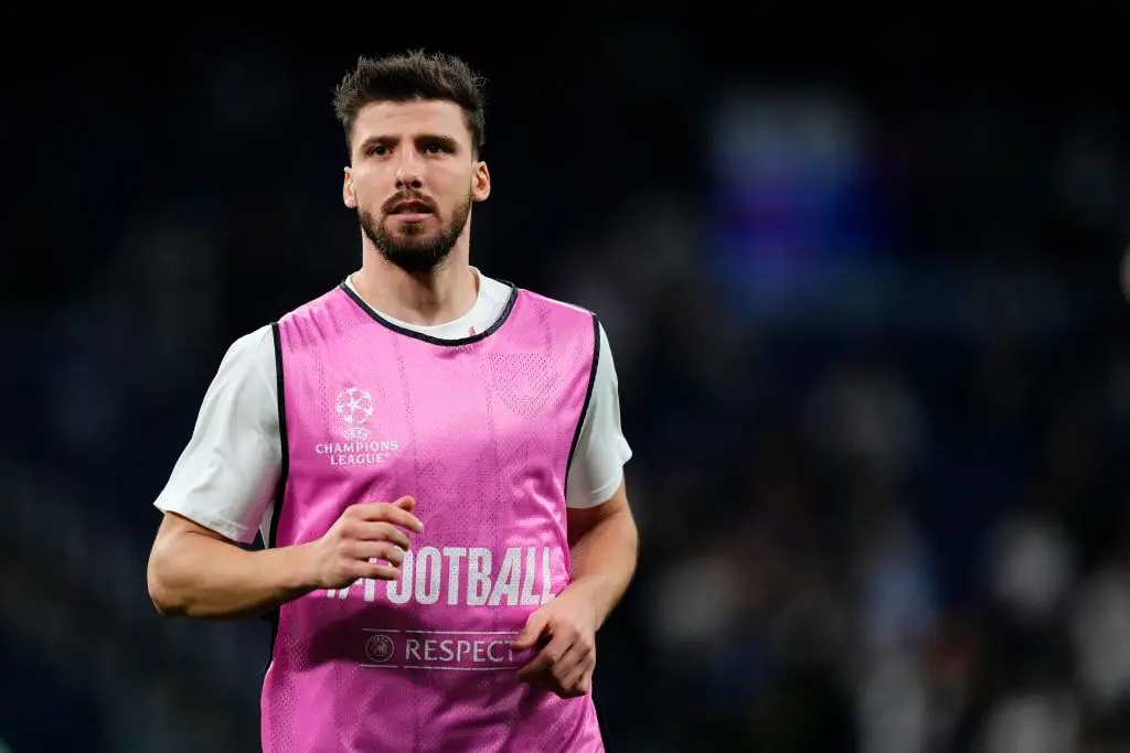 The presenter is reportedly linked to Ruben Dias, although neither party has commented on the rumours (Jose Breton/Pics Action/NurPhoto via Getty Images)