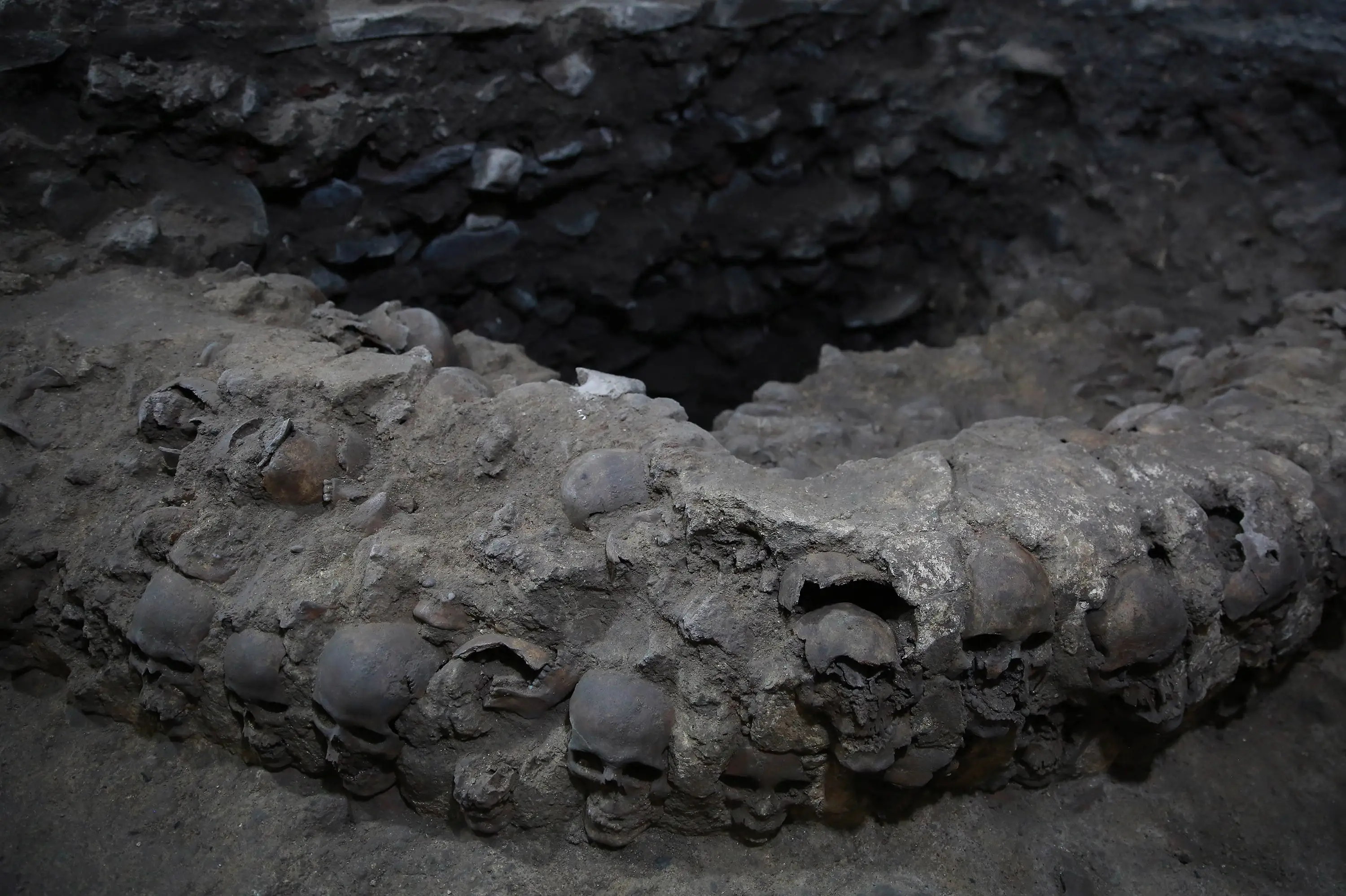 It wasn't just young men's skulls found in the tower (Daniel Cardenas/Anadolu Agency/Getty Images)