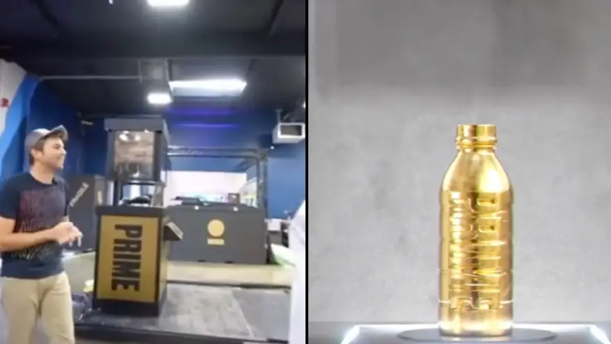 KSI’s golden Prime bottle worth $500,000 was accidentally revealed in another video