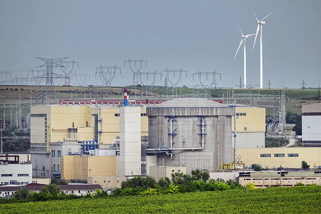Low water levels along the Danube has led to Romania's Cernavodǎ nuclear plant closing one of its reactors (Daniel MIHAILESCU / AFP via Getty Images)