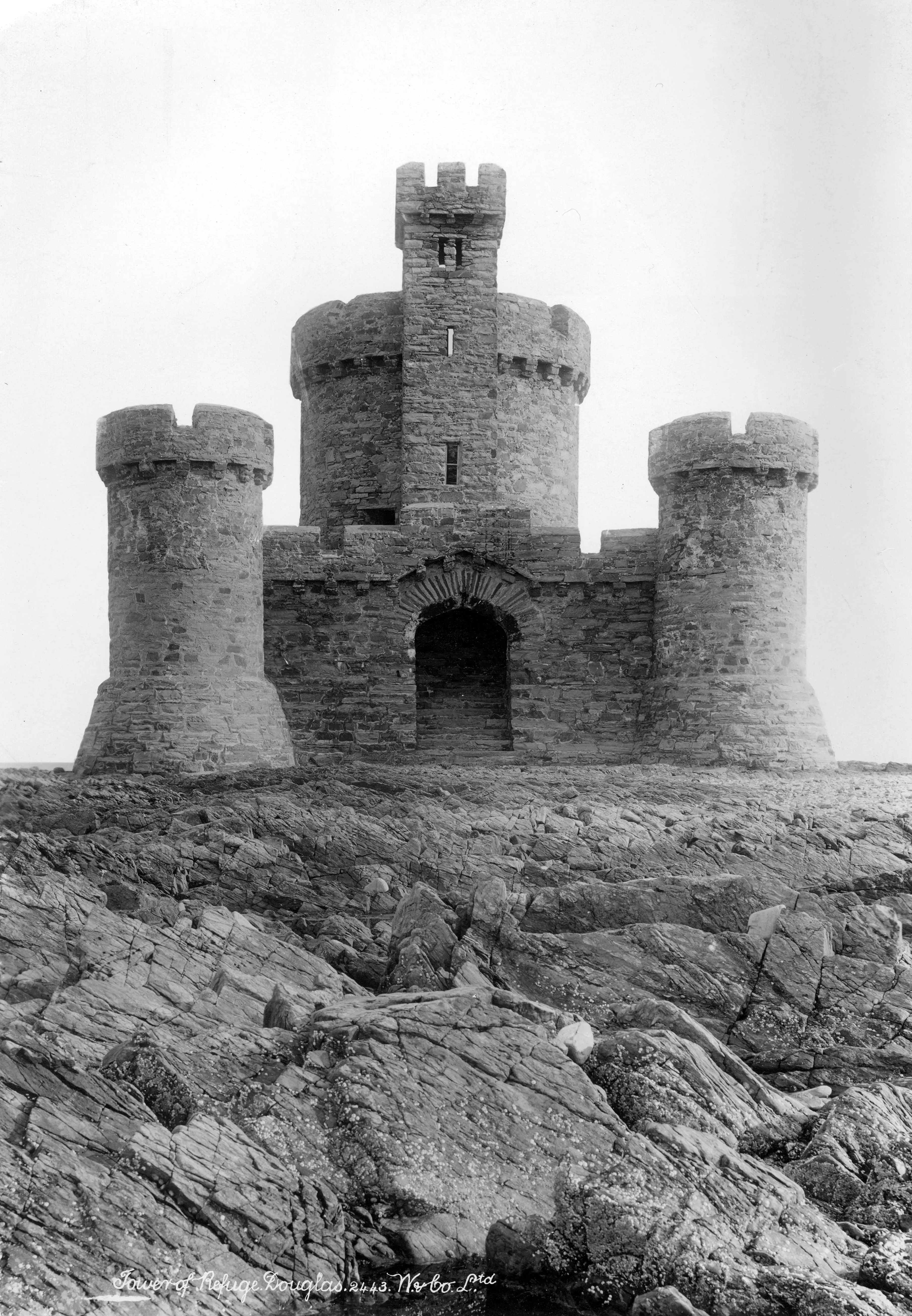 The Tower of Refuge is located on the coast of the Isle of Man (English Heritage/Heritage Images/Getty Images)