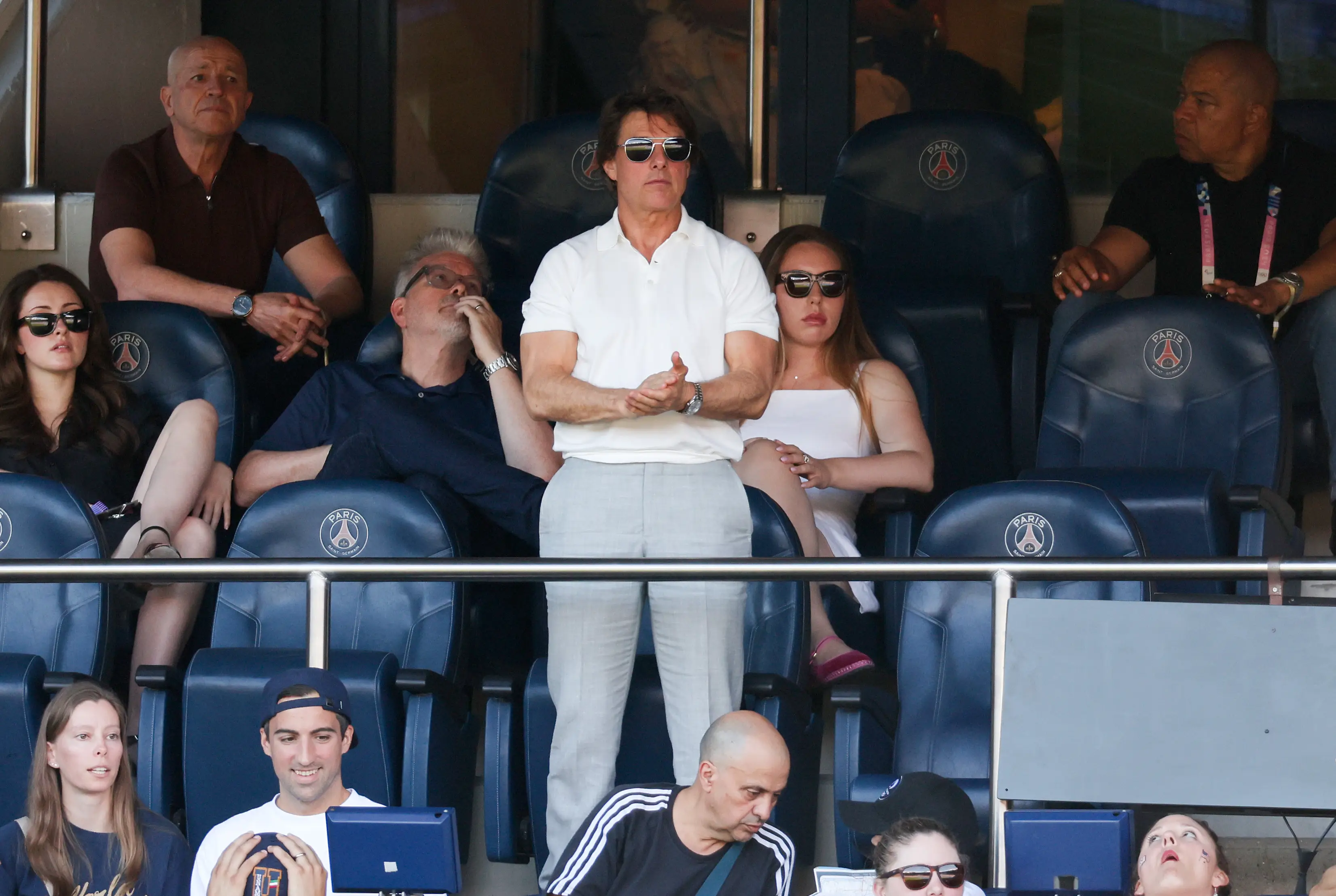 The Hollywood star has been ever-present at the Olympics this summer. (Pascal Le Segretain/Getty Images)